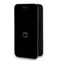 Дизайнерский горизонтальный чехол-книжка для Huawei Honor Note 8 Минимализм на черном