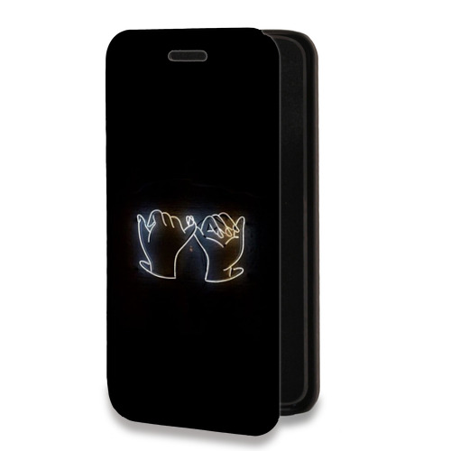 Дизайнерский горизонтальный чехол-книжка для Huawei Honor 8X Max Неоновые образы
