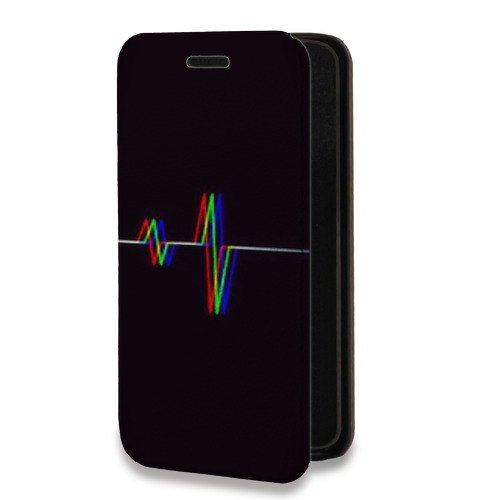 Дизайнерский горизонтальный чехол-книжка для Samsung Galaxy S9 Неоновые образы