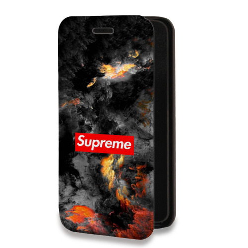 Дизайнерский горизонтальный чехол-книжка для Iphone 14 Pro Max Супер стиль
