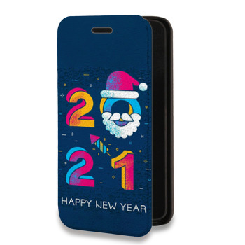 Дизайнерский горизонтальный чехол-книжка для Huawei Honor 7C Pro Happy 2021 (на заказ)