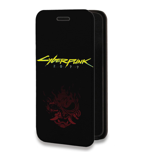 Дизайнерский горизонтальный чехол-книжка для Samsung Galaxy S10 Cyberpunk 2077