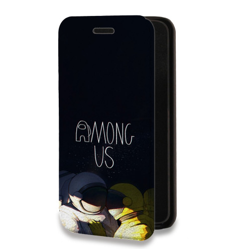 Дизайнерский горизонтальный чехол-книжка для Samsung Galaxy S10 Lite Among Us
