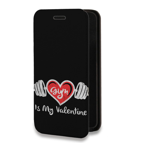 Дизайнерский горизонтальный чехол-книжка для Realme 6 Pro День Святого Валентина