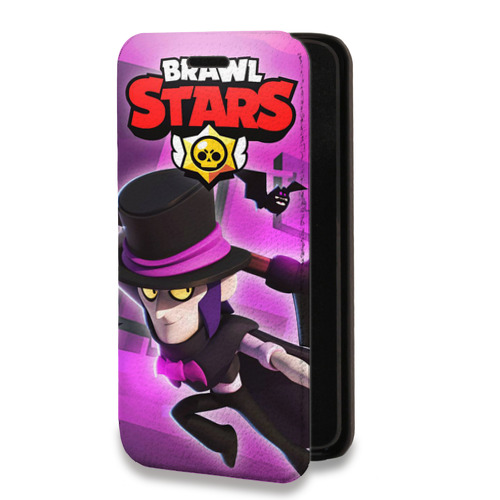 Дизайнерский горизонтальный чехол-книжка для Alcatel One Touch Idol 2 mini Brawl Stars