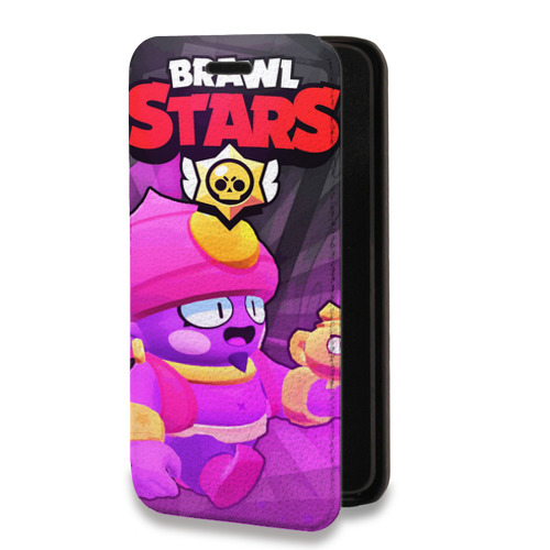 Дизайнерский горизонтальный чехол-книжка для Iphone 13 Pro Brawl Stars