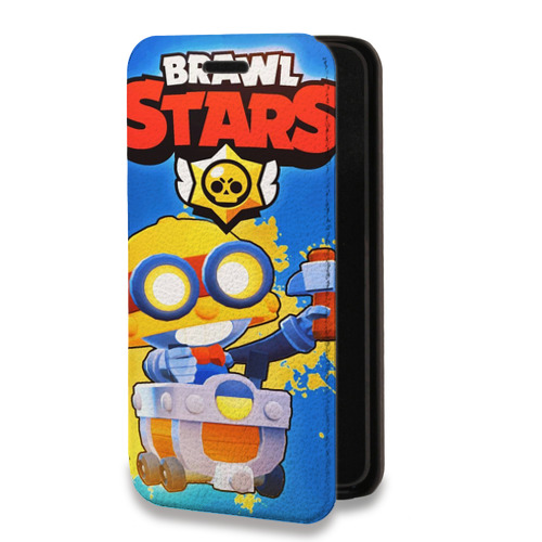 Дизайнерский горизонтальный чехол-книжка для Xiaomi Mi9 Brawl Stars
