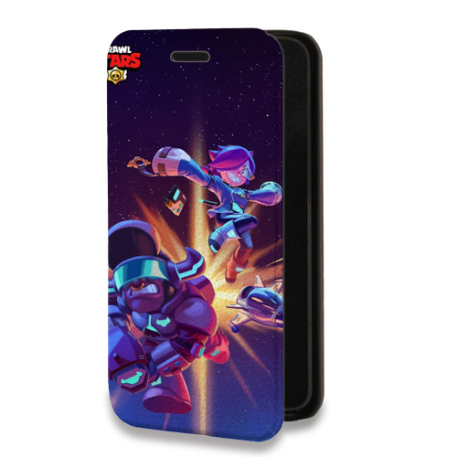 Дизайнерский горизонтальный чехол-книжка для Iphone 14 Pro Max Brawl Stars