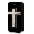 Дизайнерский горизонтальный чехол-книжка для Iphone Xr Мир крестов