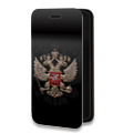 Дизайнерский горизонтальный чехол-книжка для Google Pixel 6 Герб России