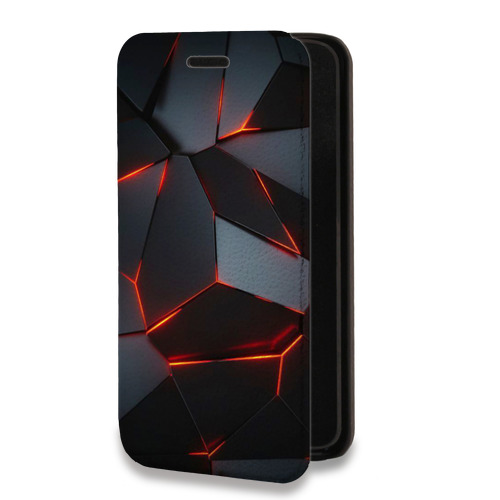 Дизайнерский горизонтальный чехол-книжка для Xiaomi Poco M3 Pro Яркие абстракции