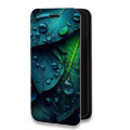 Дизайнерский горизонтальный чехол-книжка для Samsung Galaxy M20 Листья