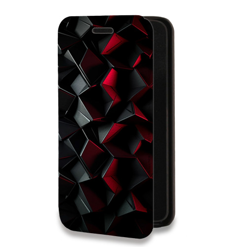 Дизайнерский горизонтальный чехол-книжка для Xiaomi RedMi 9 Абстракция