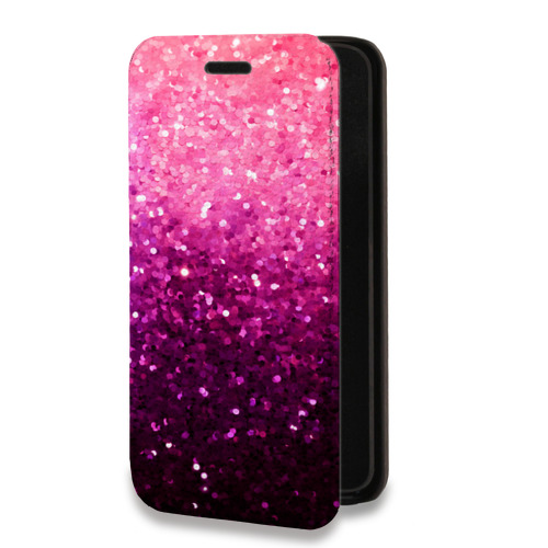 Дизайнерский горизонтальный чехол-книжка для Iphone 11 Блестки