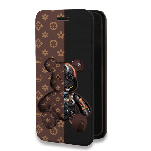 Дизайнерский горизонтальный чехол-книжка для Iphone 11 Луи робот