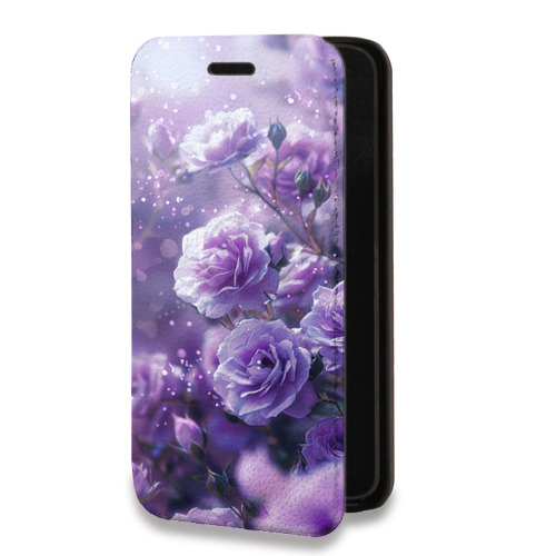 Дизайнерский горизонтальный чехол-книжка для Iphone 11 Розы цветы