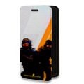 Дизайнерский горизонтальный чехол-книжка для Iphone 11 Контер страйк Counter strike