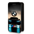 Дизайнерский горизонтальный чехол-книжка для Iphone 11 БМВ BMW
