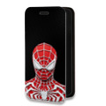 Дизайнерский горизонтальный чехол-книжка для Xiaomi Poco M3 Pro человек паук spiderman