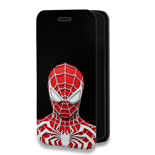 Дизайнерский горизонтальный чехол-книжка для Xiaomi Poco M3 Pro человек паук spiderman
