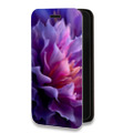 Дизайнерский горизонтальный чехол-книжка для Samsung Galaxy S8 женский цветы
