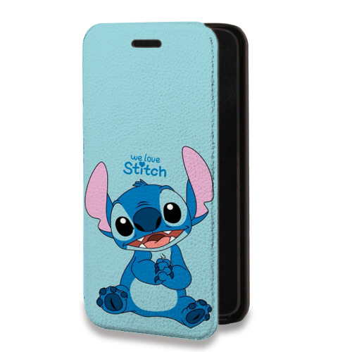 Дизайнерский горизонтальный чехол-книжка для Huawei Mate 10 Лило и Стич