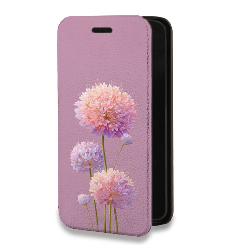 Дизайнерский горизонтальный чехол-книжка для Iphone 11 Цветы