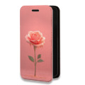 Дизайнерский горизонтальный чехол-книжка для Google Pixel 6 Розовая роза