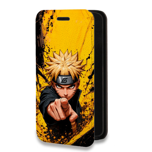 Дизайнерский горизонтальный чехол-книжка для Samsung Galaxy S8 Naruto Наруто