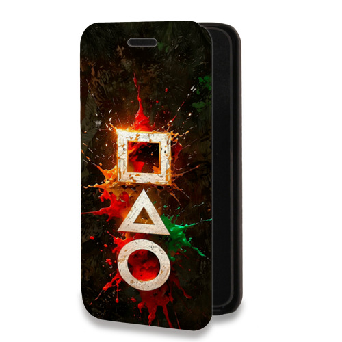 Дизайнерский горизонтальный чехол-книжка для Iphone 11 Squid Game Игра кальмара