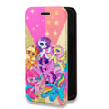 Дизайнерский горизонтальный чехол-книжка для Google Pixel 6 My little pony Дружба чудо