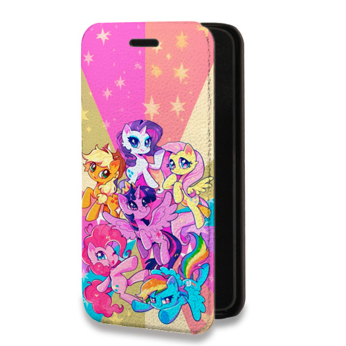 Дизайнерский горизонтальный чехол-книжка для Google Pixel 6 My little pony Дружба чудо