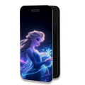 Дизайнерский горизонтальный чехол-книжка для Iphone 13 Холодное сердце Frozen
