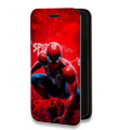 Дизайнерский горизонтальный чехол-книжка для TCL 10L Spiderman Человек паук