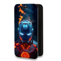 Дизайнерский горизонтальный чехол-книжка для Iphone 11 IronMan Железный человек