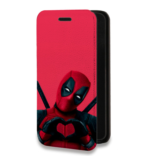 Дизайнерский горизонтальный чехол-книжка для Samsung Galaxy S8 Дедпул Deadpool