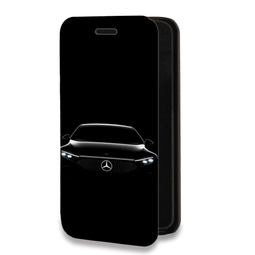 Дизайнерский горизонтальный чехол-книжка для Tecno Spark 8C Mercedes Мерседес