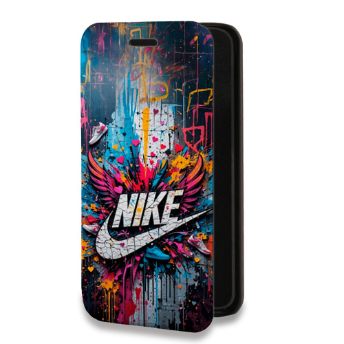 Дизайнерский горизонтальный чехол-книжка для Iphone 11 Nike Найк