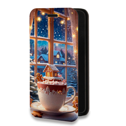 Дизайнерский горизонтальный чехол-книжка для Iphone 11 Новый год