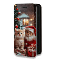 Дизайнерский горизонтальный чехол-книжка для Google Pixel 6 Новый год