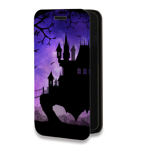 Дизайнерский горизонтальный чехол-книжка для Iphone 11 Pro Max Фантастические силуэты