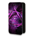 Дизайнерский горизонтальный чехол-книжка для Samsung Galaxy S22 Ultra Всевидящее око