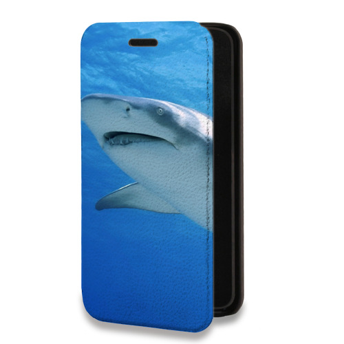 Дизайнерский горизонтальный чехол-книжка для OnePlus 8T Акулы