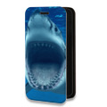 Дизайнерский горизонтальный чехол-книжка для Huawei Honor 10i Акулы
