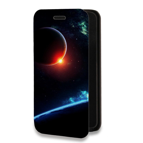 Дизайнерский горизонтальный чехол-книжка для ASUS ZenFone 6 ZS630KL Вселенная