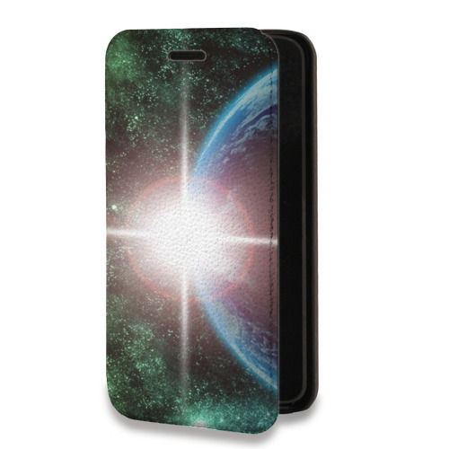 Дизайнерский горизонтальный чехол-книжка для Huawei Honor Note 8 Вселенная