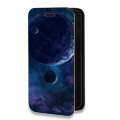 Дизайнерский горизонтальный чехол-книжка для Samsung Galaxy S10 Вселенная