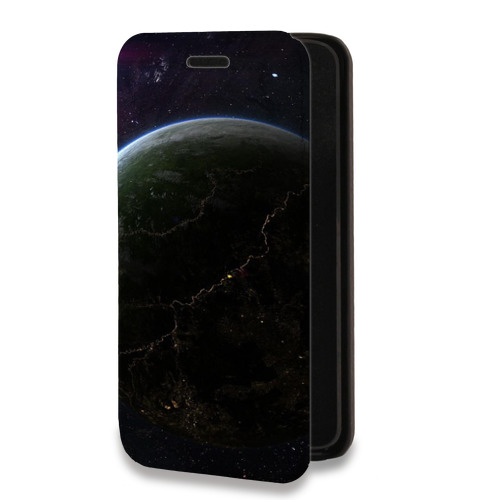 Дизайнерский горизонтальный чехол-книжка для Samsung Galaxy A30 Вселенная