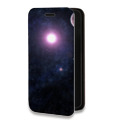 Дизайнерский горизонтальный чехол-книжка для Huawei Honor 30 Галактика