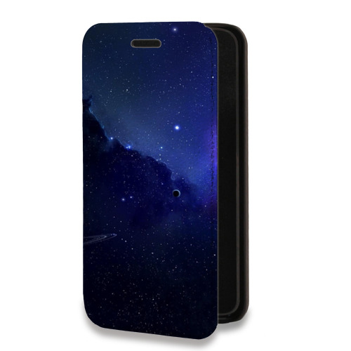 Дизайнерский горизонтальный чехол-книжка для Huawei Y6p Галактика